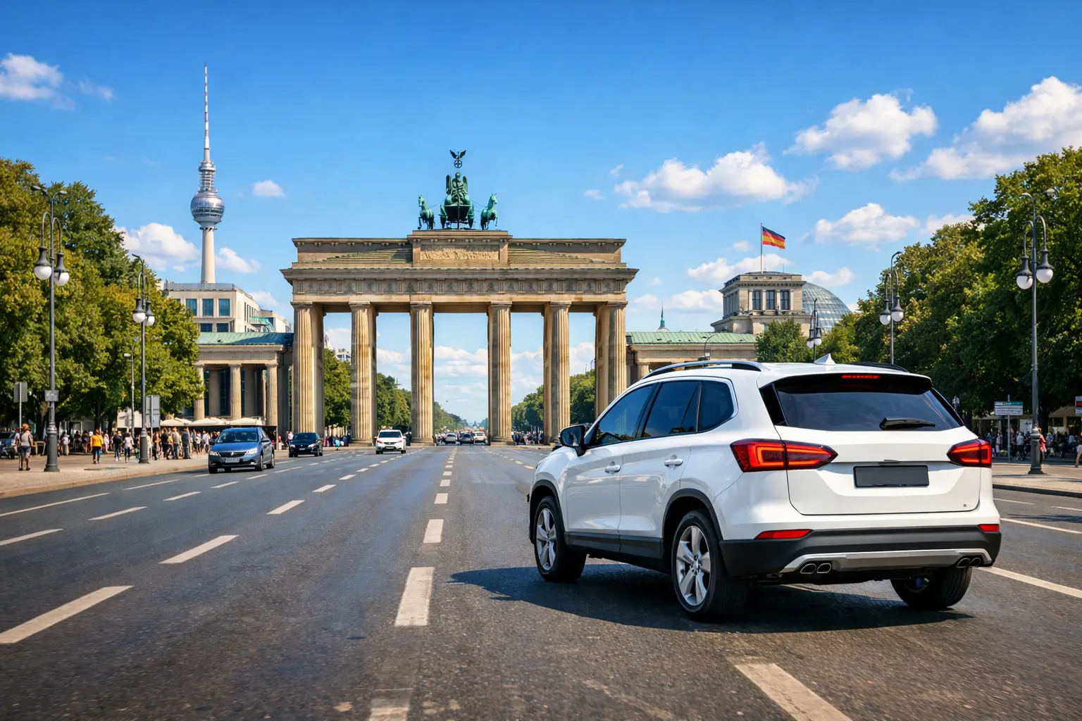 Mietwagen Berlin Hintergrund